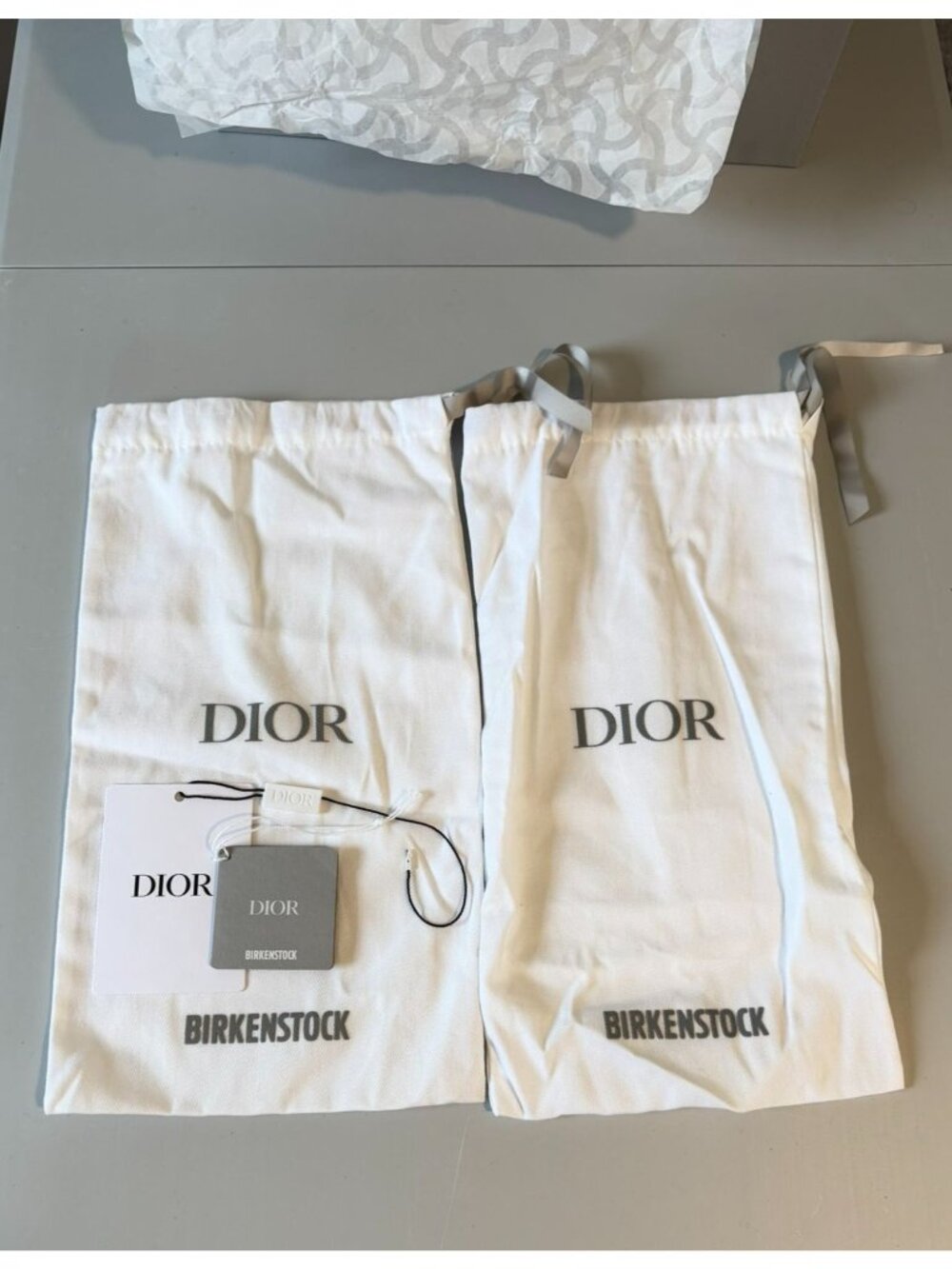 Dior x Birkenstock Tokio Mule Water Green Suede Clogs - Picture 11 of 15